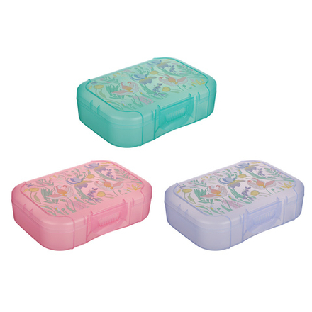 Ботаника Ланч-бокс 0,85л (18х12,5х5,5см), пластик, 3 цвета