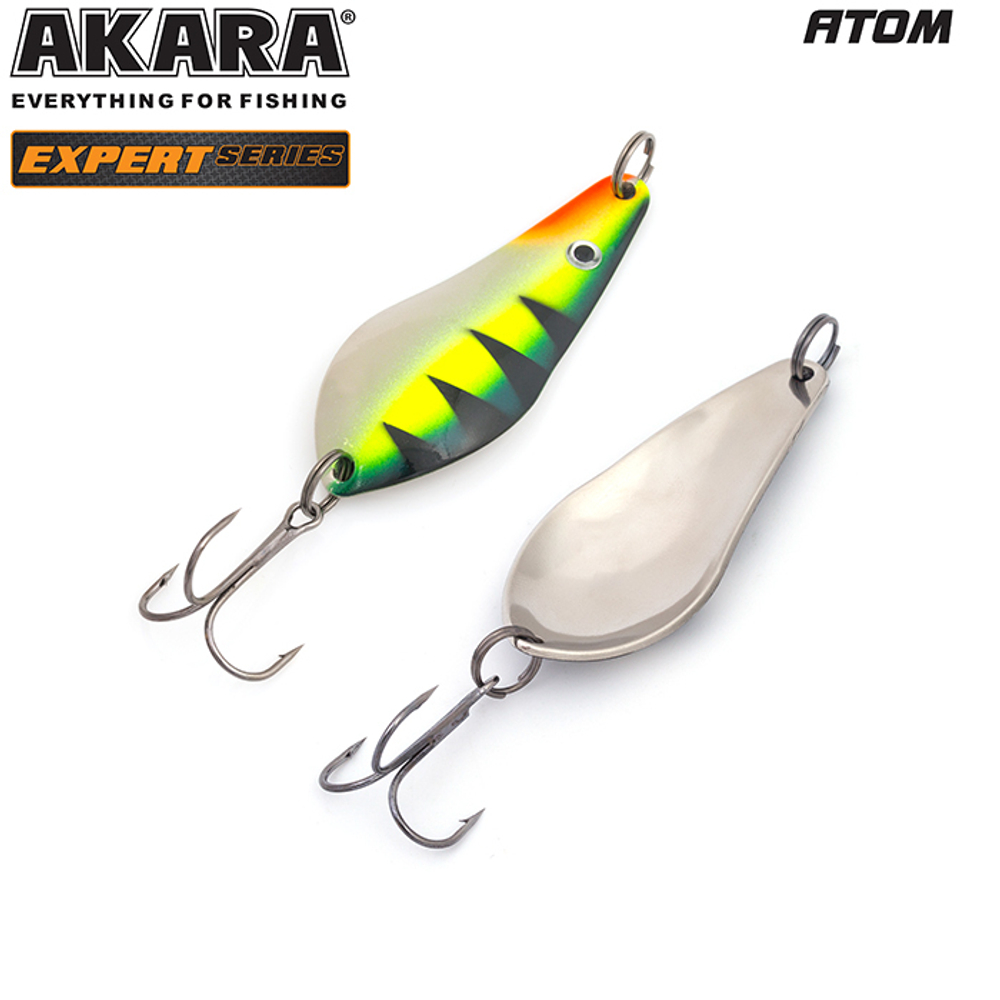 Блесна колебалка Akara Expert Атом 65 мм 14 гр. 18/SIL
