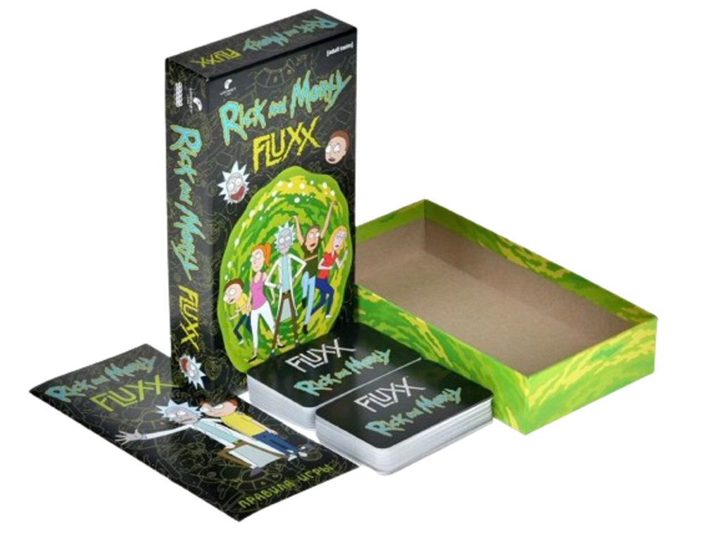 Настольная игра Fluxx: Рик и Морти