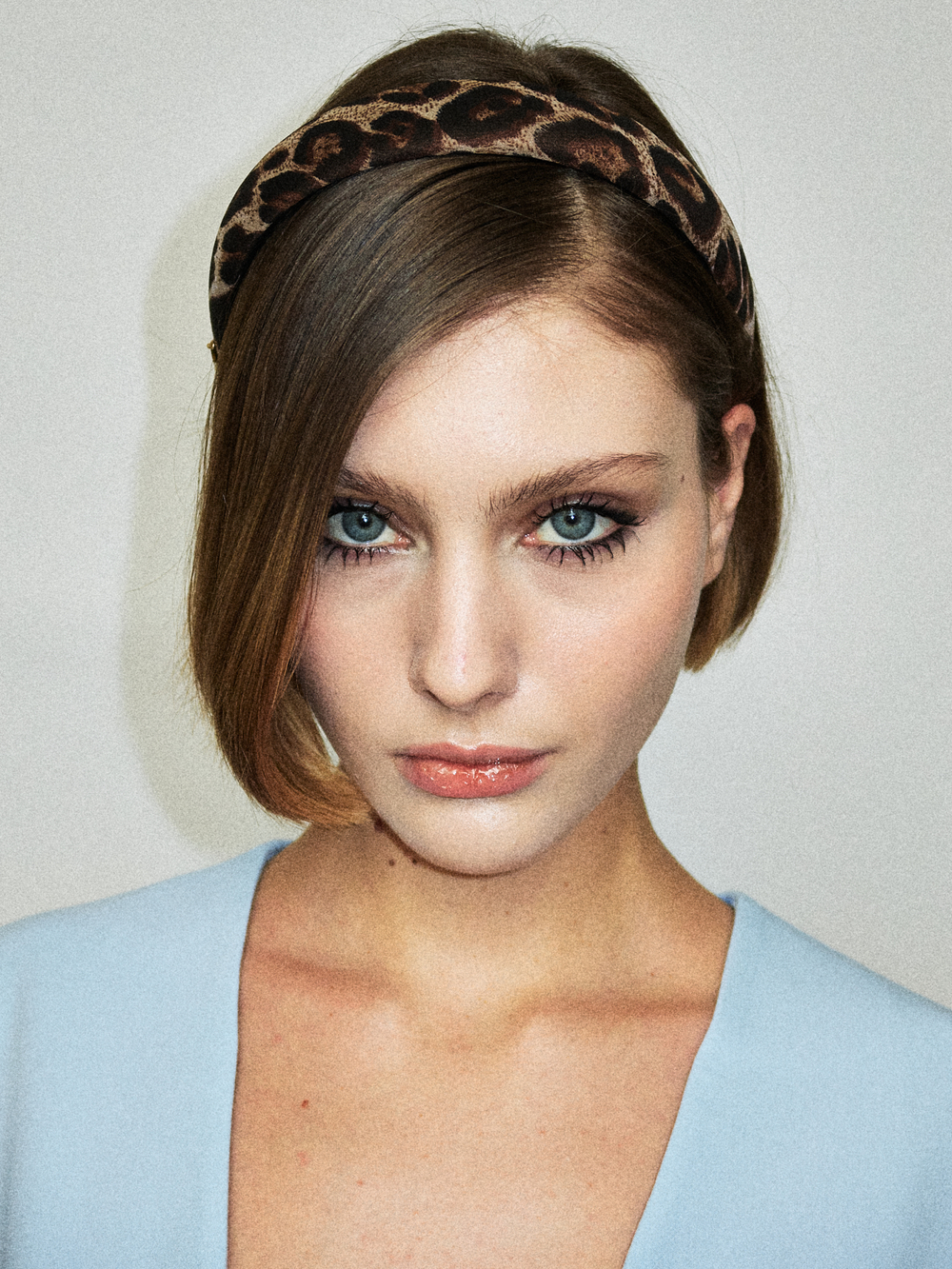 Ободок средний леопардовый