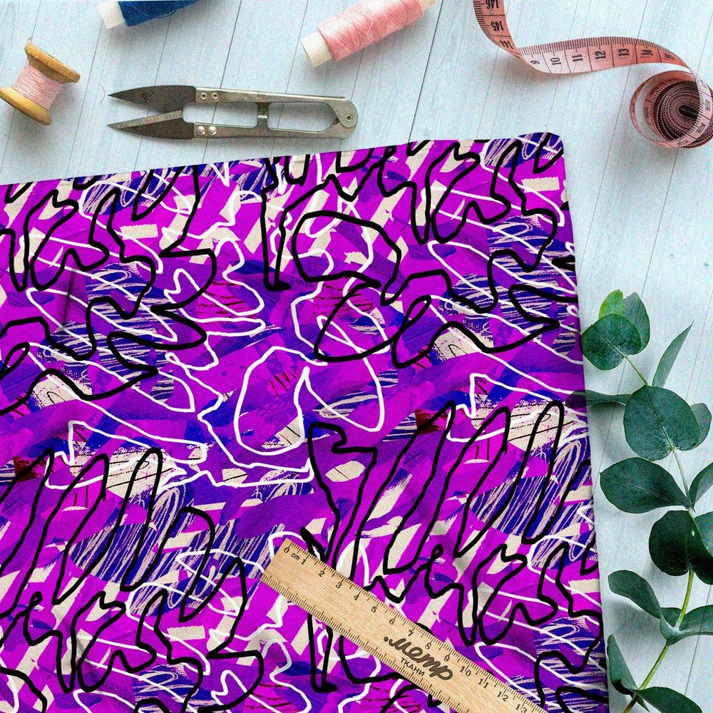 Ткань дюспо фиолетовый сон