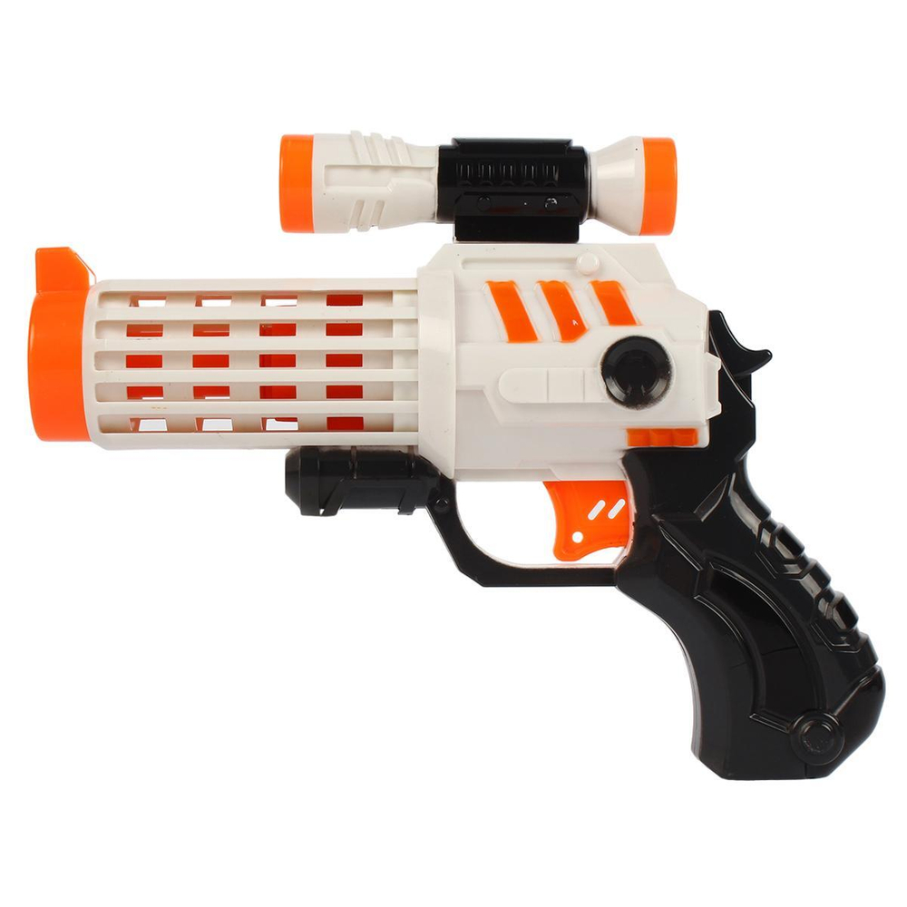 Пистолет с мягк.пулями, коробка 578