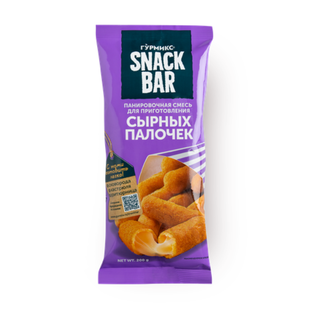 Панировочная смесь Snack Bar для сырных палочек 240 гр