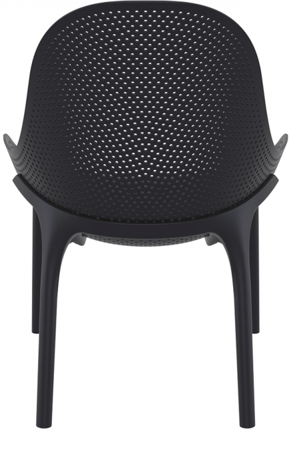 Лаунж-кресло пластиковое Siesta Contract Sky Lounge, черный