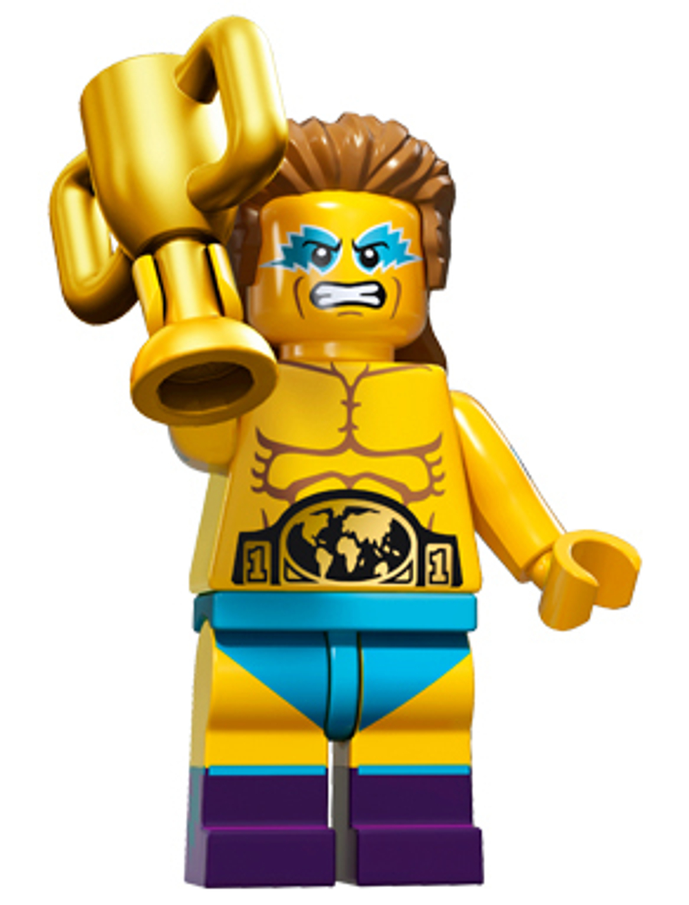 Минифигурка LEGO    71011 - 14   Чемпион по борьбе