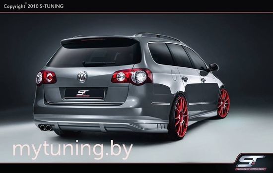 Накладка заднего бампера S-Line для VW Passat B6 avant