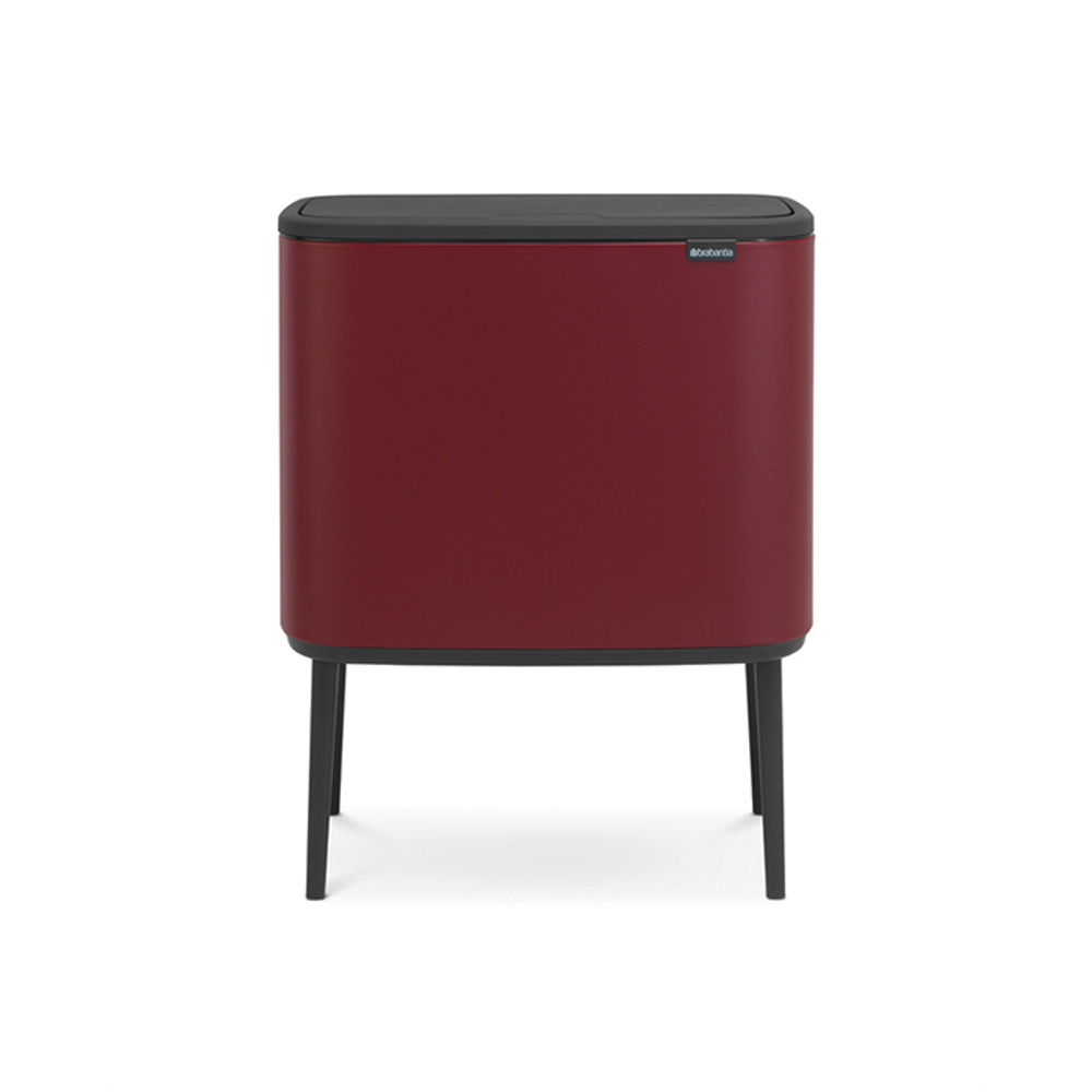 Мусорный бак Bo Touch Bin 11+23л Brabantia Минерально-бордовый