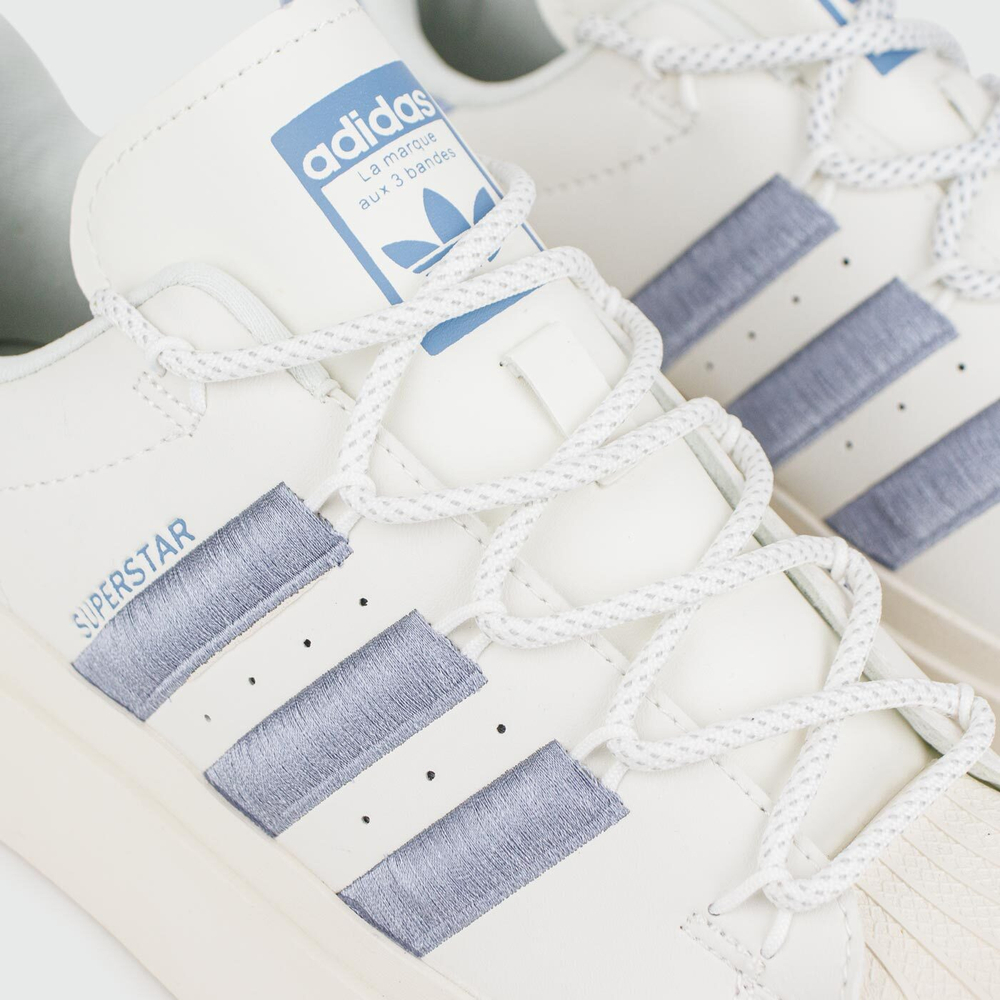 Кроссовки Adidas Superstar Bonega White Violet Wmns