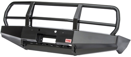 Бампер силовой передний Toyota Land Cruiser 80 с защитной дугой, без доп. фар РИФ