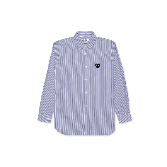 CDG Play Striped Shirt