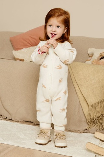 Комбинезон вязаный (ласточки)