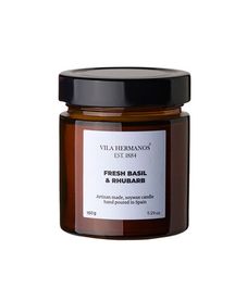 Fresh Basil & Rhubarb, свеча Apothecary Collection, Vila Hermanos