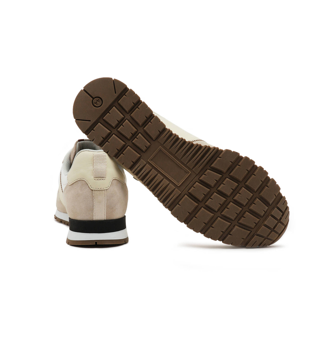 Кожаные кроссовки Aeronautica Militare - бежевый(SC246CT3106)