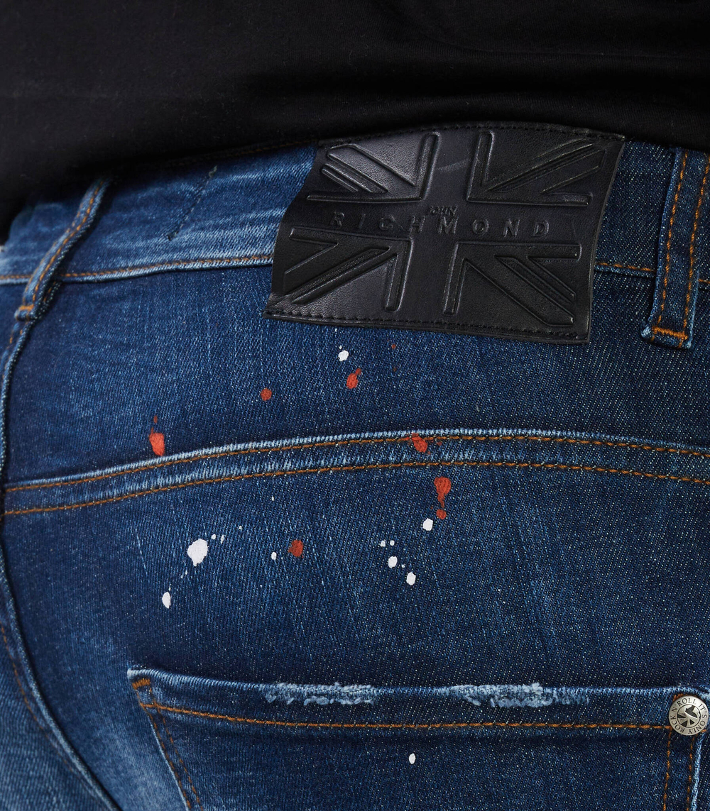 Джинсы ENSIAN IGGY John Richmond - темно-синий(RMP23149JE)
