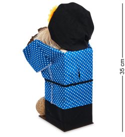 Народные промыслы DO-055 Домовой-копилка Кузя с рогом изобилия - Вариант A