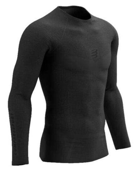 Термобелье Compressport On/Off Base Layer Long Sleeve Top - black
