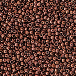 Японский бисер TOHO Round 11/0 (№222), металлизированный, непрозрачный глянцевый