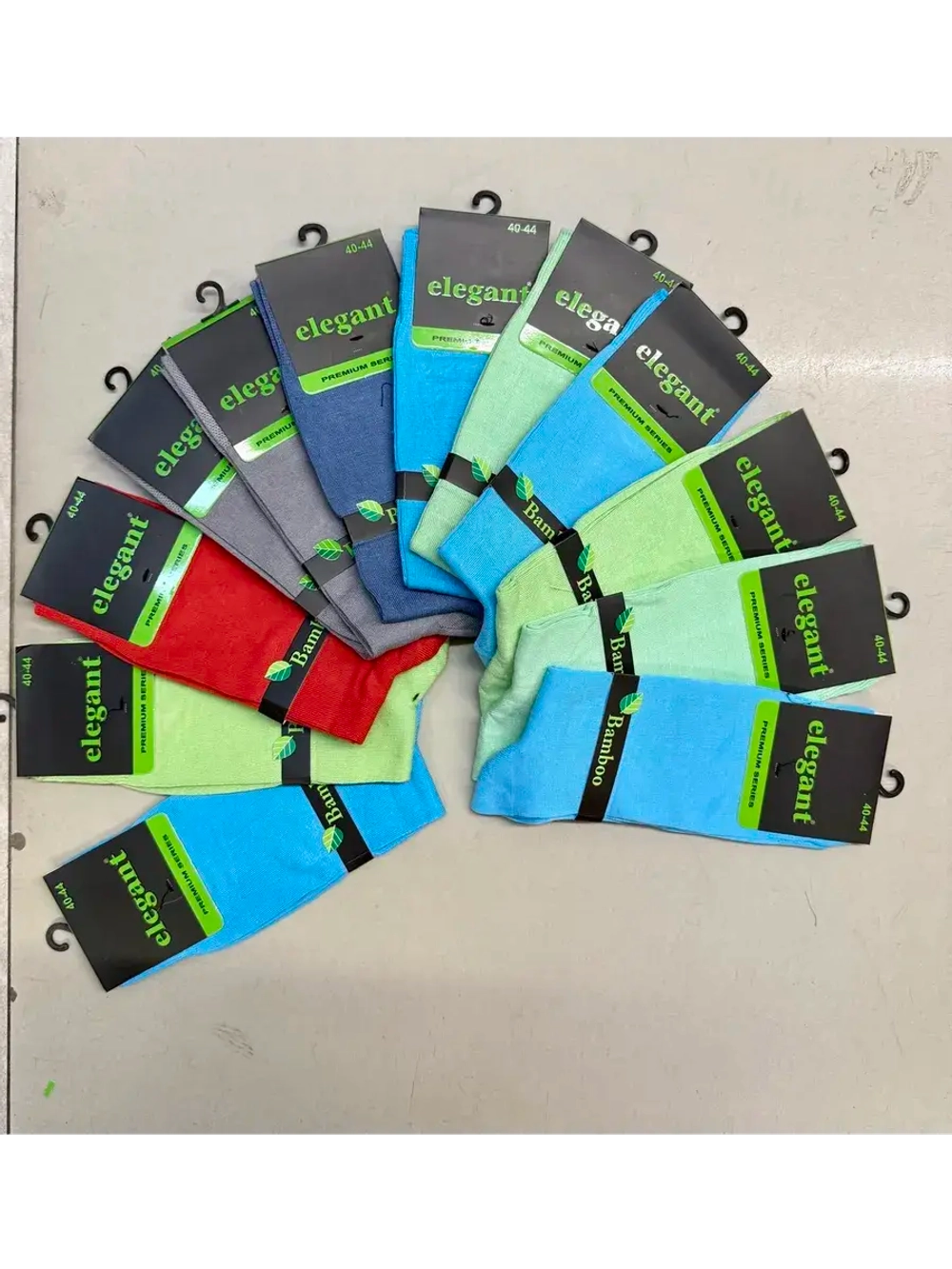 Носки комплект 12 пар 1.2.270-Цветн