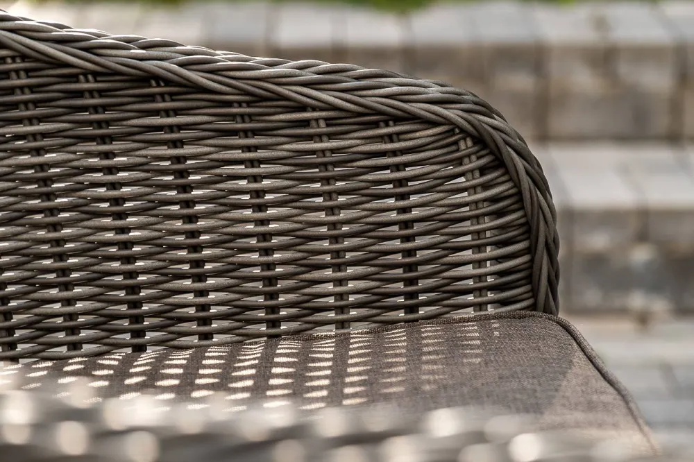 "Равенна" обеденная группа плетеная, цвет графит