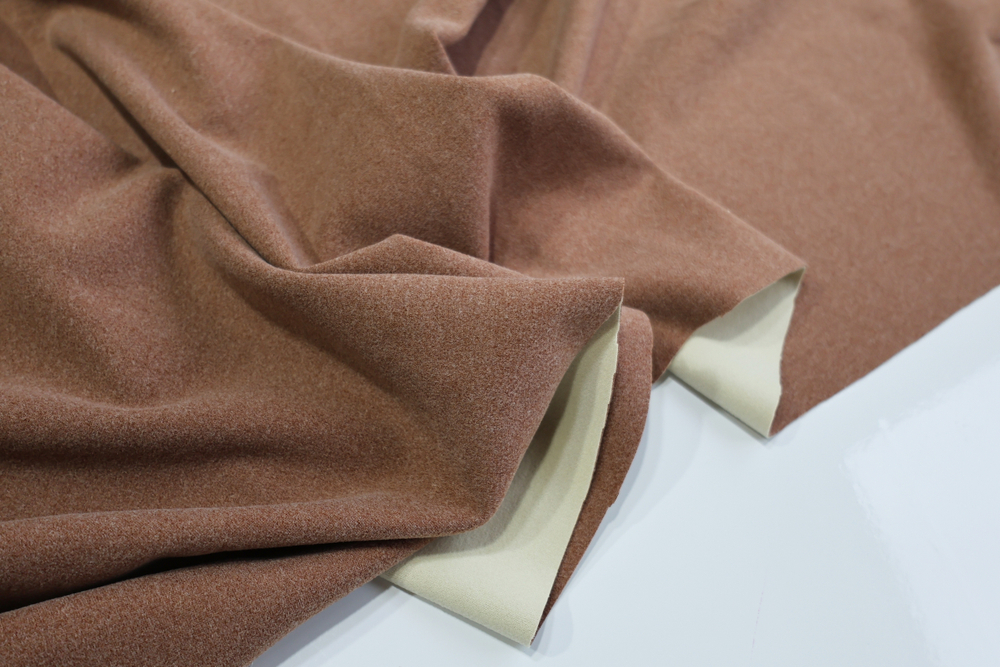 ШОКОЛАД - Кашемировое двухстороннее термополотно для термобелья (1379 Маша)