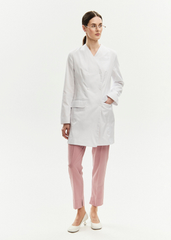 Брюки зауженные медицинские женские Сьют, роза