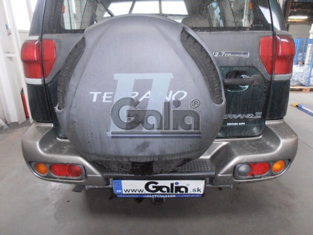 Фаркоп оцинкованный Galia N027A для Ford Maverick 1993-2000, Nissan Terrano 1993-2002(паспорт и сертификат в комплекте)(без электрики)