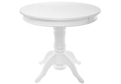 Деревянный стол Павия 90(120)х90х80 белый