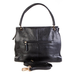 Сумочка женская средняя кожаная 33х24х12 см Doublecity 9636 Black