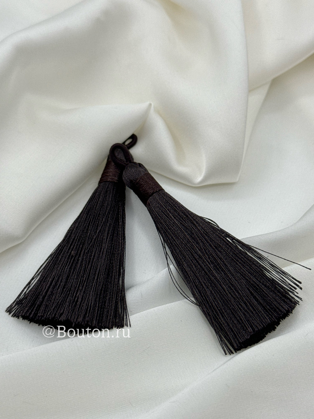 Кисточка для штор темно-коричневая 8 см