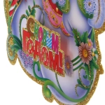 Плакат «Веселые снеговики» 25 см