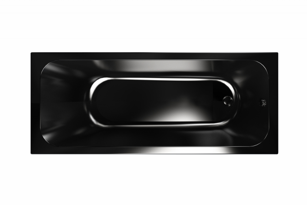 Акриловая ванна Strict BLACK 1600х700х440 (Ванна, каркас, фронтальный экран)