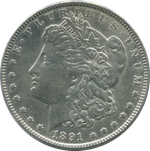 1 доллар Morgan СС 1891