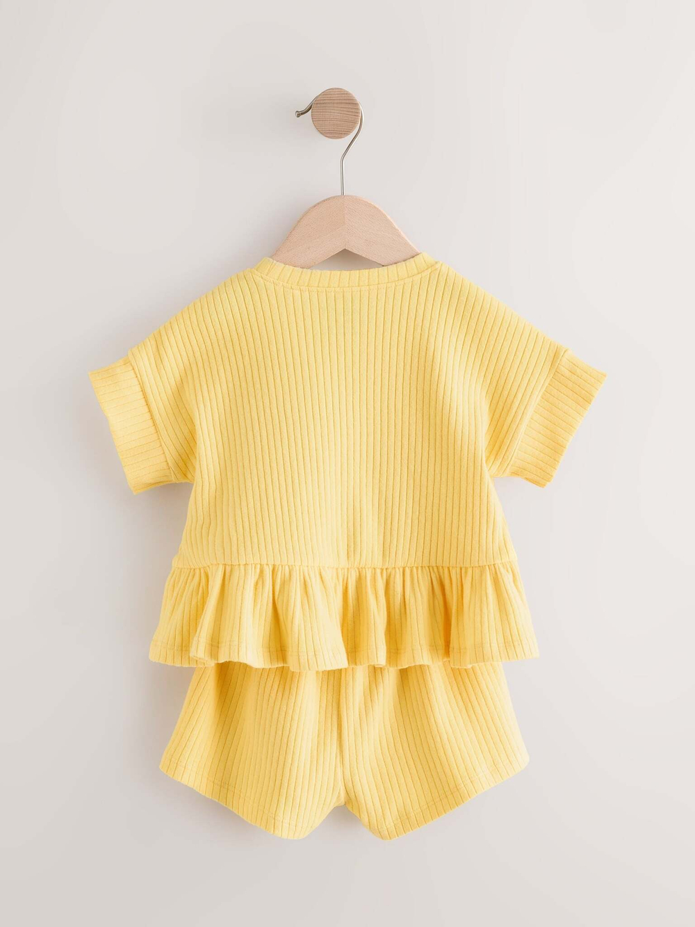 Футболка и шорты в комплекте для девочки Next E51-380, Светло-желтый