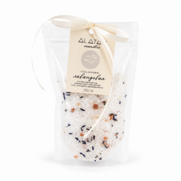 Соль для ванны Лавандовая, 250 гр (Alatau Organic)