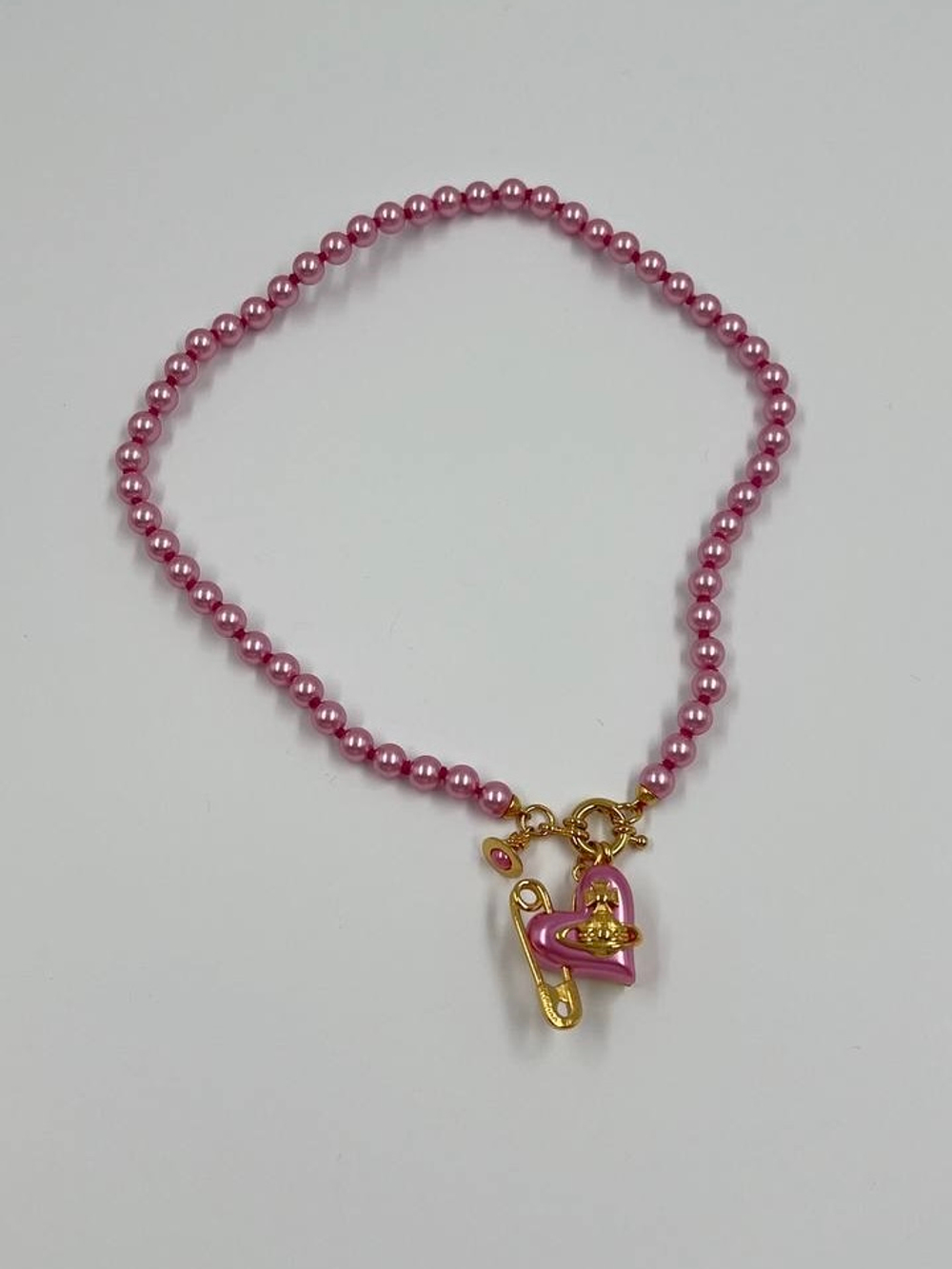 Колье розовое Vivienne Westwood