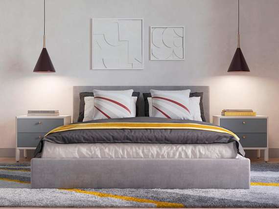 Ковер из хлопка с рисунком Tulip field из коллекции Terra, 200х300 см