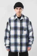 Рубашка Codered Harbor Wide Молочный/Голубой/Черный