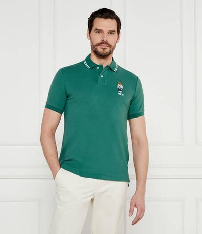 Поло POLO RALPH LAUREN - зеленый(710963817)