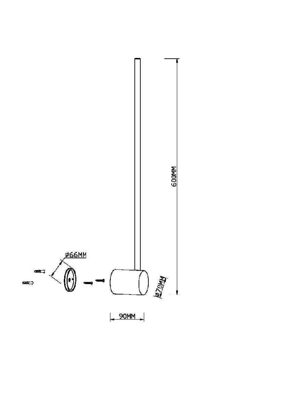 Настенный светильник Maytoni Light stick MOD237WL-L6B3K