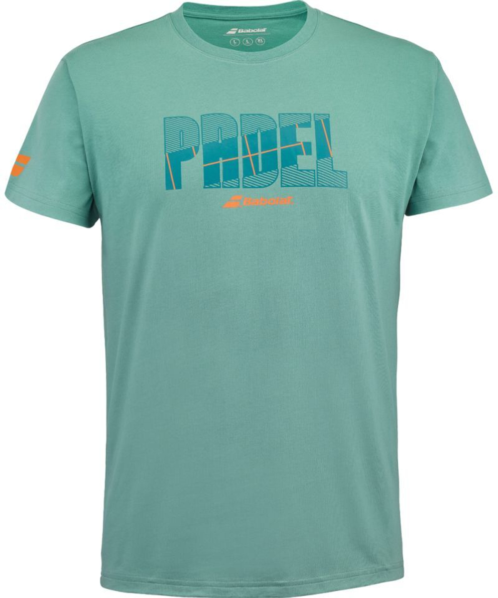 Теннисная футболка Babolat Padel Cotton Men