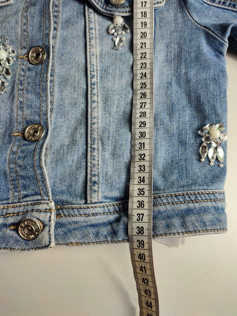 Джинсовка Twin-set со стразами на 12 лет