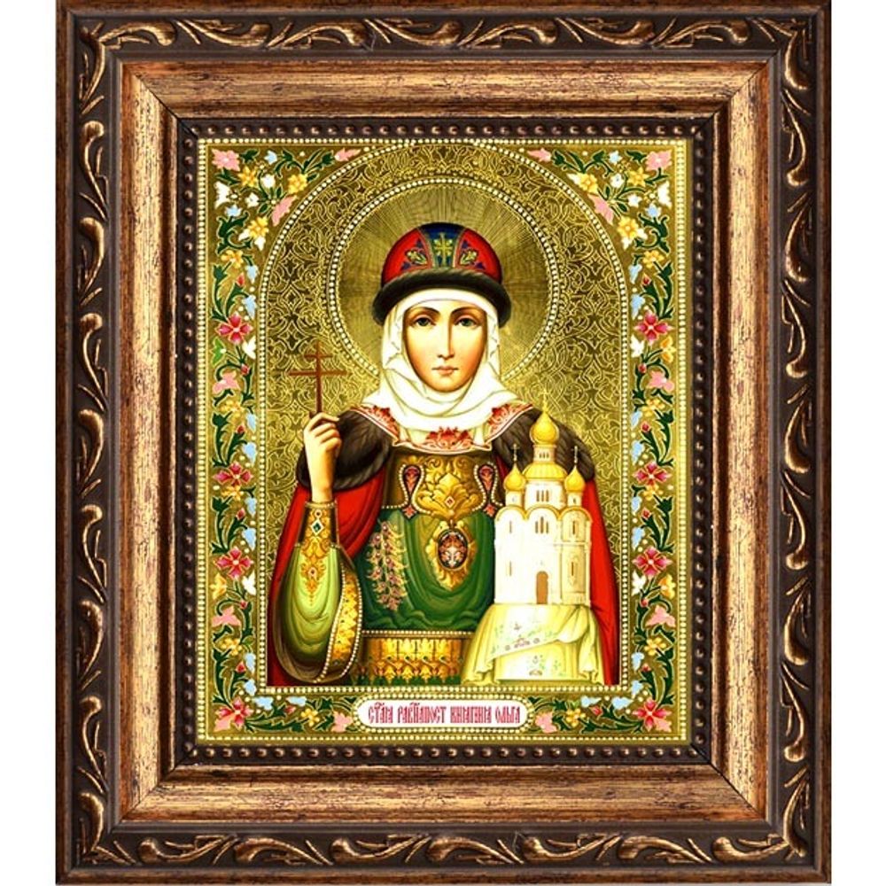 Ольга Святая равноапостольная княгиня. Икона на холсте