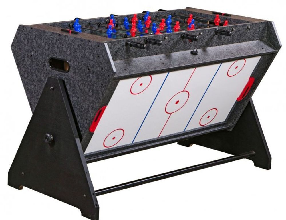 Стол-трансформер «Vortex 3-in-1» (3 игры: аэрохоккей, футбол, бильярд, 127 х 78.7 х 86.4 см, серый)
