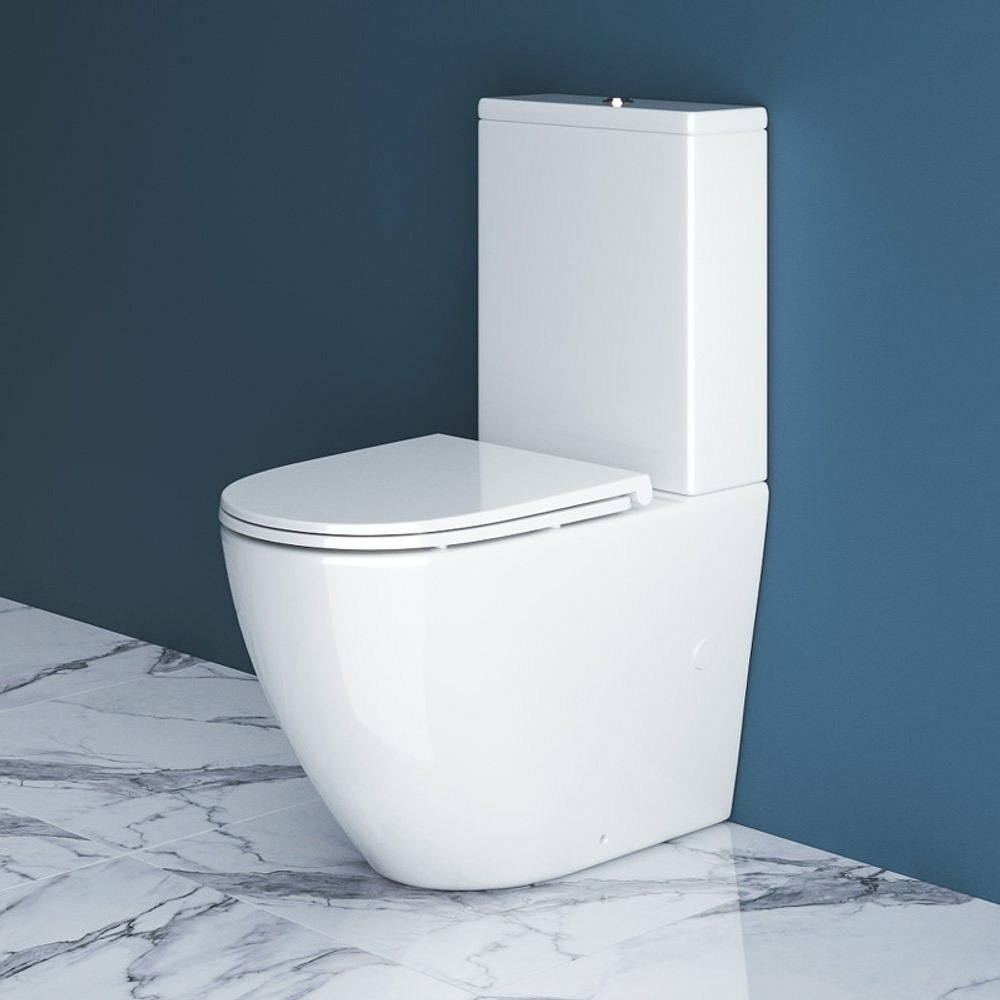 Унитаз компакт BelBagno Sfera-R BB2141CPR без бачка и сиденья