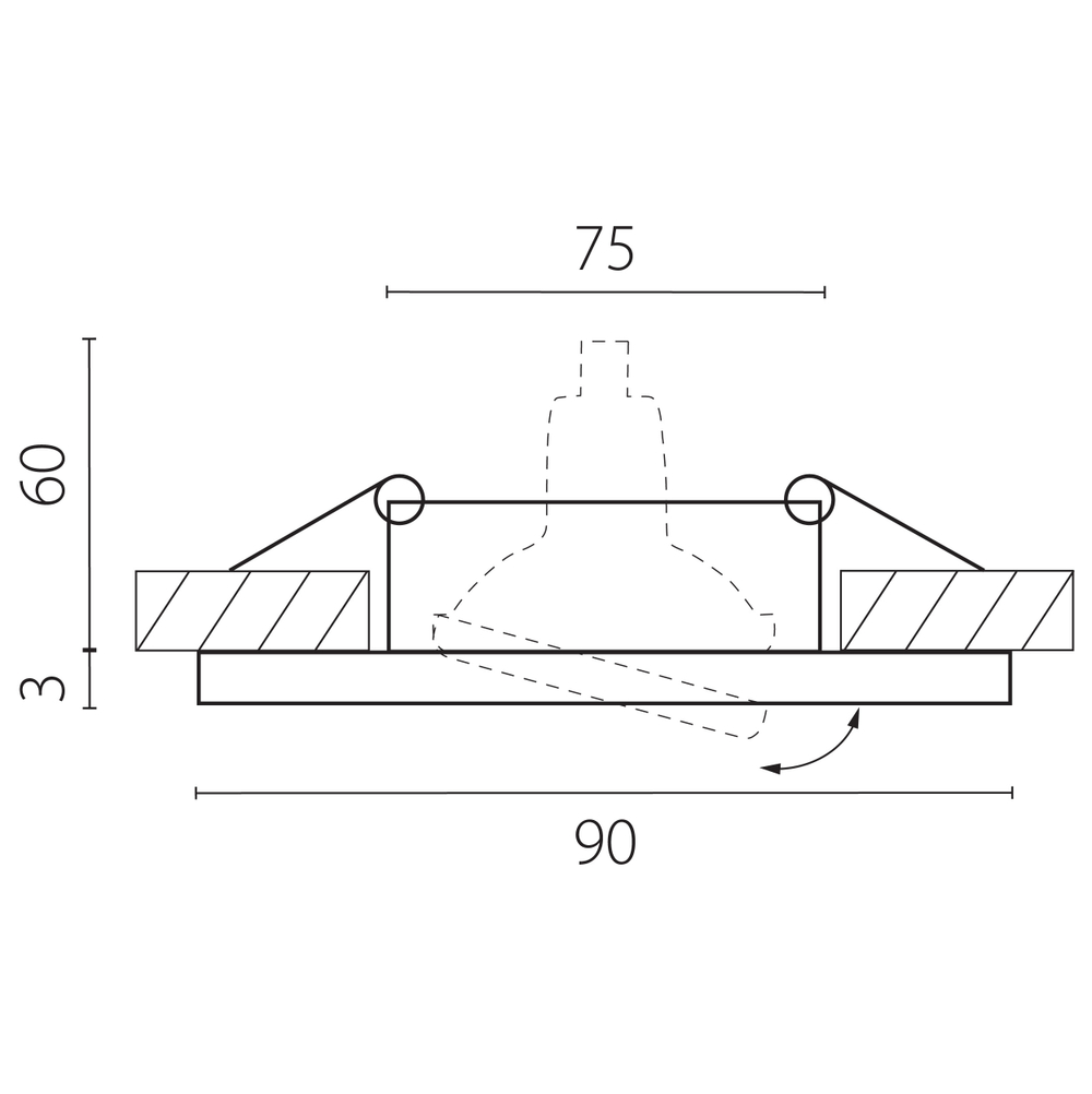 012026 Светильник PVC BANALE MR16 G5.3 БЕЛЫЙ