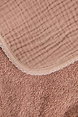 ZARA HOME ДЕТСКИЙ ХЛОПКОВЫЙ НАГРУДНИК, РОЗОВЫЙ