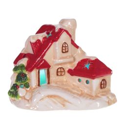 GAEM Фигурка декоративная "Домик" с подсветкой (LR44х2 н/п), L12,5 W8 H9,5 см