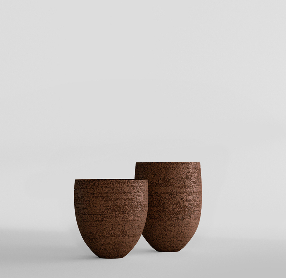 Кашпо, коллекция Surface, форма BARREL