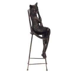 GAEM Фигурка декоративная "Кошка", L8,5 W8,5 H28,5 см