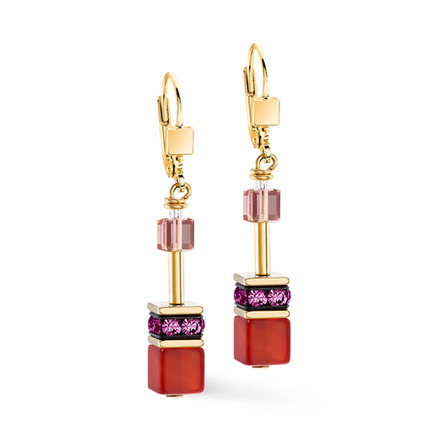 Серьги Coeur de Lion Red-Gold 4905/20-0316
